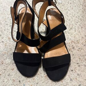 Tommy Hilfiger Black Strappy Heels